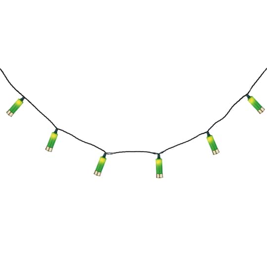 10ct. Shotgun Shells Patio String Lights By Northlight in Green/Gold | 6 ft | Michaels®
